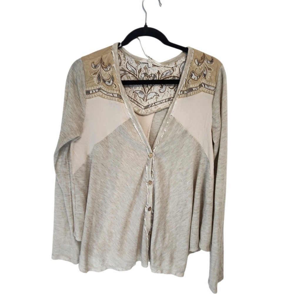 Miss Me Cardigan Women Size‎ S Beige Excellent